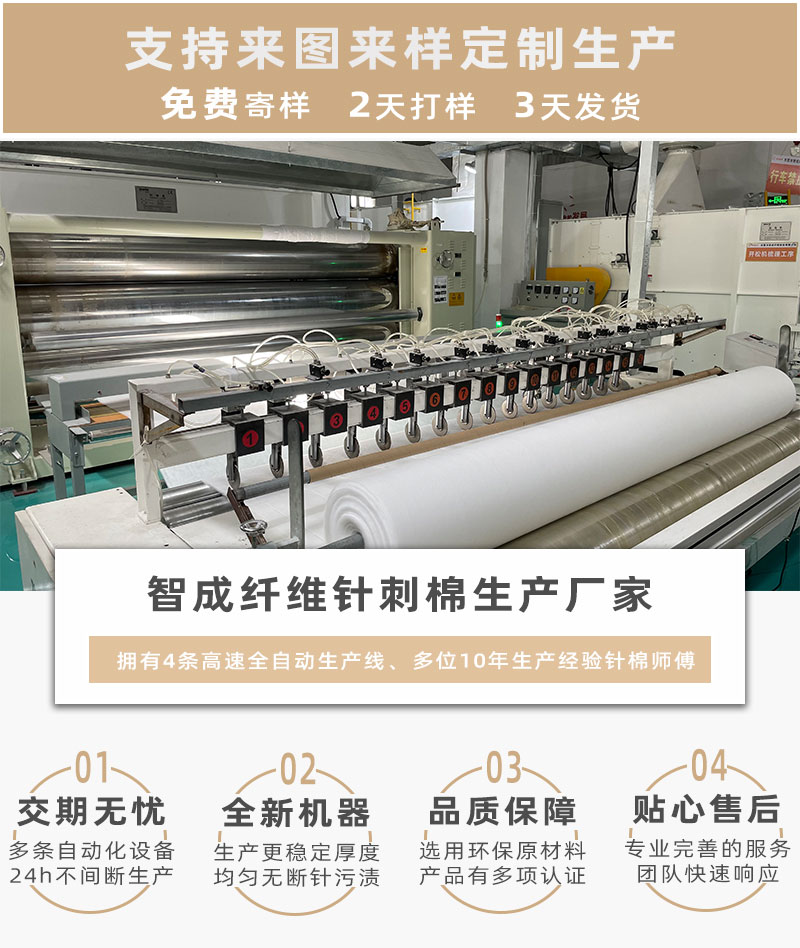 針刺棉廠家-智成纖維