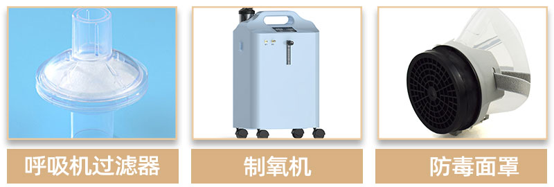 呼吸機過濾棉-應用領域