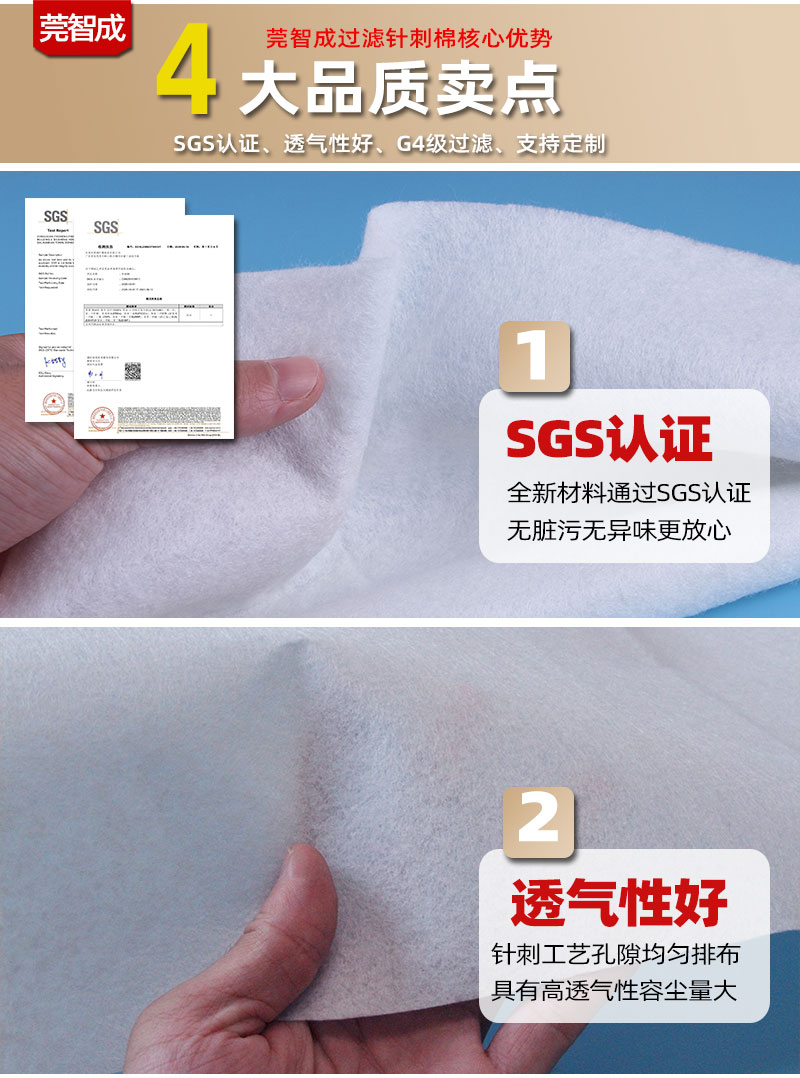 過濾針刺棉-4大產(chǎn)品優(yōu)勢